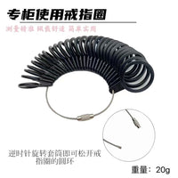 Ring Sizer Measuring Tool Set with Mandrel and Gauge