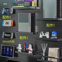 Pegboard Accessories for 6mm 32-Hole Spacing Round Hole Pegboards, J-Hooks, Storage Boxes, Shelves, Keyboard Holders