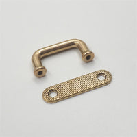 Solid Brass Square Arch Bridge Connector for Bags and Backpacks
