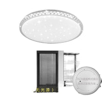 Ceiling Light Cover Replacement Round/Square Acrylic Lampshade for Bedroom Fixtures