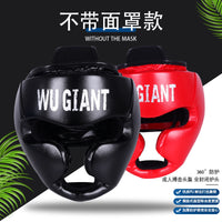 Kids' Boxing Headgear with Face Mask for Sanda Muay Thai Training and Competition