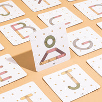 Kids' Geometric Shape Puzzle Pegboard Toy for Early Education