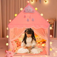 Kids Indoor Play Tent for Girls and Boys, Portable Princess Castle Playhouse for Bed or Outdoor Use