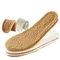 Latex Lambswool Thermal Insoles for Winter Boots and Athletic Shoes