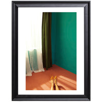 Customizable Solid Wood and PS Picture Frame for Wall or Tabletop Display, Various Styles and Sizes for Artwork and Calligraphy