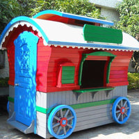 Outdoor Mobile Kiosk Anti-Corrosion Wood Children's Cabin Observation Room Scenic Area Cartoon Ticket Booth Milk Tea House Guard Post