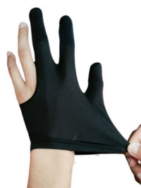 Billiard Pool Cue Glove, 3-Finger Left/Right Hand High Elasticity Club Gloves
