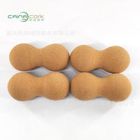 Cork Yoga Massage Ball Set for Muscle Relaxation and Fascia Release