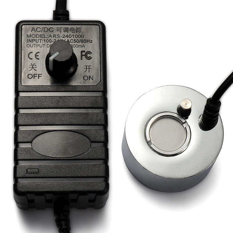 Adjustable Mist Ultrasonic Atomizer for Landscaping and Fog Effects, 4.6cm Metal Head