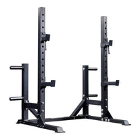 Commercial Grade Squat Rack with Bench Press and Weightlifting Set for Home Gym and Personal Training