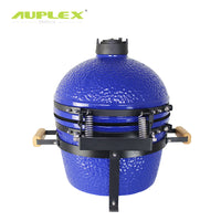 16-inch Ceramic BBQ Grill Outdoor Camping Portable Smoker Roaster for Whole Chicken
