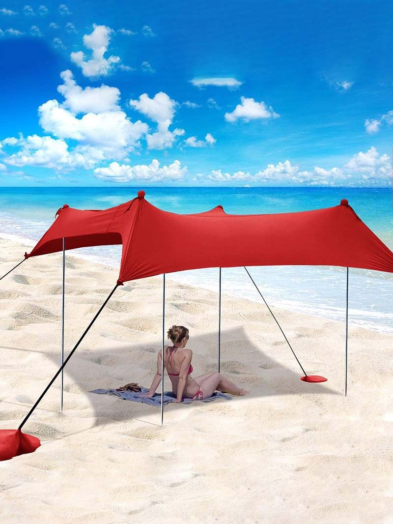 Outdoor Lycra Beach Tent Sun Shelter for Camping Fishing Car Rooftop
