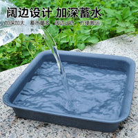 Thickened Square Plant Pot Saucer with Water Catchment Tray for Indoor Outdoor Use