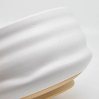Hand-Painted Ceramic Matcha Bowl with Glazed Landscape Design, Japanese Zen Style