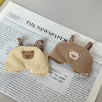 10cm Overall Doll Clothes for 14cm Plush Dog Labubu Doll Replacement Outfit