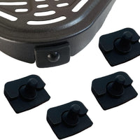 Air Fryer Accessories Kit: Silicone Bumpers, Grill Rack, Divider, Steaming Plate