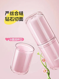 Travel Toothbrush Holder and Mouthwash Cup Set - 3-in-1 Portable Organizer