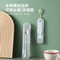Plastic Cutlery Case for Dustproof Travel & Wall-Mounted Kitchen Storage