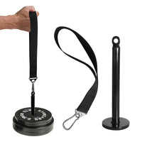 Nylon Finger and Thumb Ring Hand and Arm Strengthener Weight Plate Holder Bar