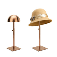 Adjustable Stainless Steel Hat Display Stand for Retail Stores