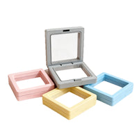 Floating Display Case for Jewelry, Nail Art, Tie Clips - Transparent PE Film Suspension Box