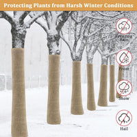 Burlap Plant Frost Protection Wrap for Winter Tree & Shrub Care