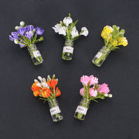 Miniature Dollhouse Flower Vase Ornament for Creative Home Scene Photography Props