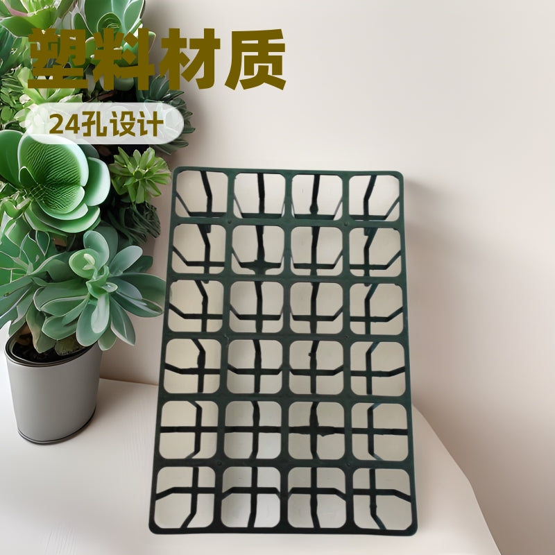 24-Cell Succulent Plant Seedling Tray with Pot Holders