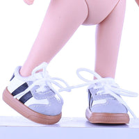 24cm Potato Doll Shoes - Leather, Canvas, Board, and German Trainer Styles
