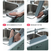 Silicone Kitchen Sink Splash Guard with Suction Cups