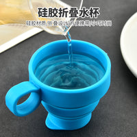 Collapsible Silicone Water Bottle Portable for Travel & Sports