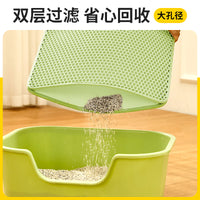 Double-Layer Waterproof EVA Cat Litter Mat with Anti-Scratch Design