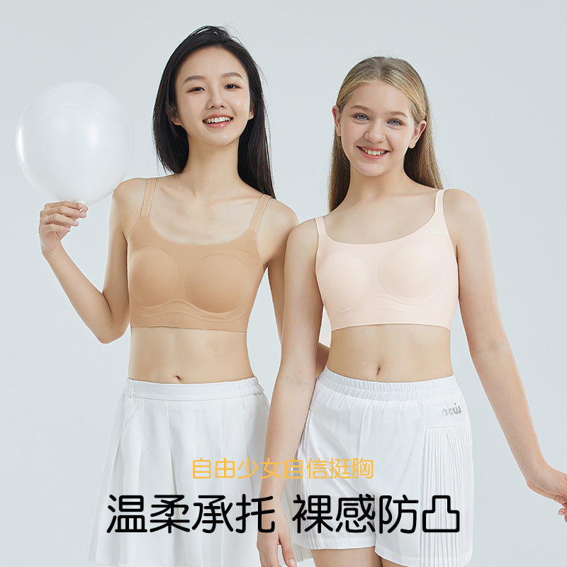 Jelly Gel Soft Support Seamless Wireless Bra for Women