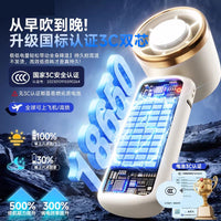 Portable Handheld Mini Fan with Long-Lasting Battery, Quiet Operation, and Foldable Design
