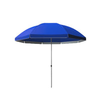 Outdoor Commercial Beach Umbrella with UV Protection and Windproof Design, Foldable Sunshade for Patios and Markets