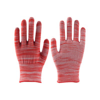 Breathable Striped Nylon Work Gloves for Men and Women, Thin, Non-Slip, Wear-Resistant