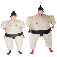 Inflatable Sumo Wrestler Costume for Adults and Kids - Halloween, Cosplay, and Party Wear