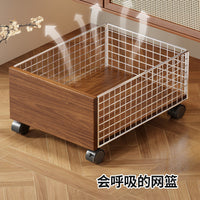Slim Rolling Laundry Hamper Cart with Storage Shelves for Bathroom and Laundry Room