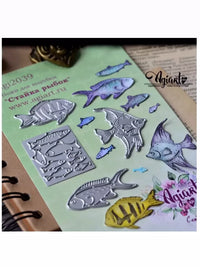 Fish Ocean Animal Carbon Steel Cutting Dies for DIY Scrapbooking and Card Making