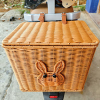 Universal Helmet Storage Basket for Electric Scooters & Bicycles - Rear Mount Cargo Carrier
