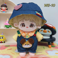 20cm Cotton Doll Princess Dress Outfit for Plush Dolls