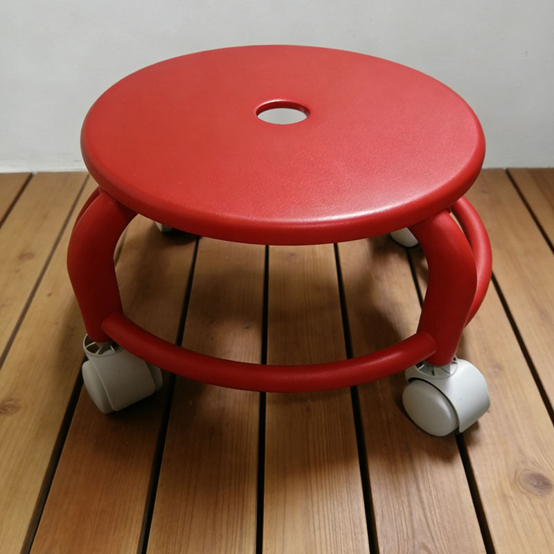 Rolling Stool with Wheels for Home, Kids, Manicure, and Pedicure