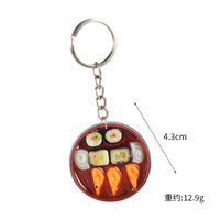 Miniature Sushi Platter Keychain / Charm