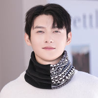 Winter Warm Double-Layer Knitted Neck Gaiter for Men and Women