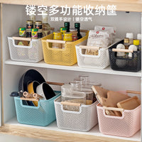 Wood Handle Storage Basket for Home Organization, Bathroom, Bedroom, Kitchen, and Outdoor Use