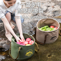 Portable Folding Water Bucket for Outdoor Camping Fishing and Hiking