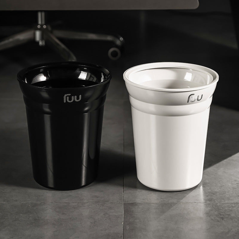 Minimalist Large Capacity Waste Bin for Home Office Bathroom