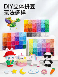 Perler Beads Kit with Heating Machine and Tools for DIY Craft Projects