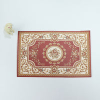 Miniature Vintage Dollhouse Rugs - European Style Play House Accessories