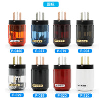 Oyaide HiFi Audio Power Plug Pure Copper US/EU Standard Amplifier Speaker Connector